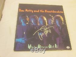 Tom Petty You're Gonna Get It Autographed Record Album Hologram