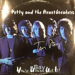 Tom Petty signed Lp record with COA great looking autographed album