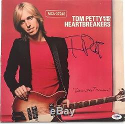 Tom Petty signed damn the torpedoes album psa dna autographed the Heartbreakers