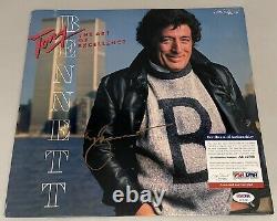 Tony Bennett Signed Record Album Cover PSA/DNA COA Autographed Art of Excellence