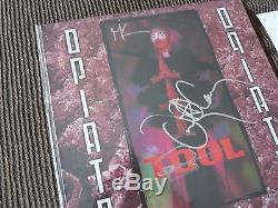 Tool Opiate Band Signed Autographed LP Album x3 Maynard Dannt Adam PSA Certified