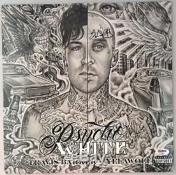 Travis Barker Blink 182 Signed Record Album PSA/DNA COA Autographed Psycho White