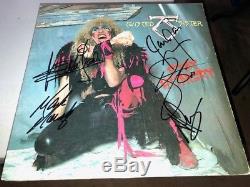 Twisted Sister GROUP Signed STAY HUNGRY Album LP DEE SNIDER JAY JAY FRENCH ++