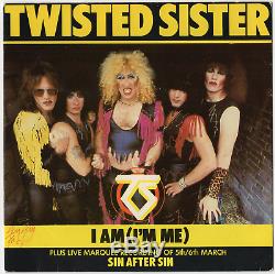 Twisted Sister band signed autographed record album! RARE! Guaranteed Authentic