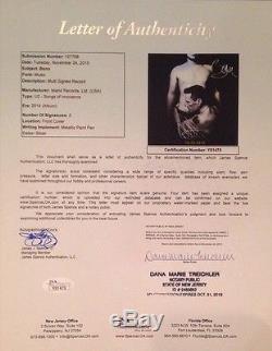 U2 Bono & Adam Clayton Signed Songs Of Innocence Vinyl Album JSA LOA Rare