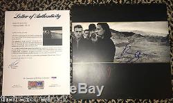 U2 Bono signed autographed The Joshua Tree 1987 album record LP PSA DNA COA