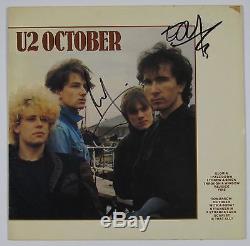 U2 Edge October Signed Autograph Record Album JSA Vinyl Larry Mullen Jr