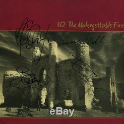 U2 Signed Album Unforgettable Fire Signed 100% Guaranteed Coa Included