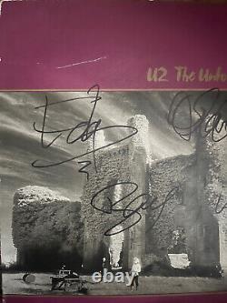 U2-The Unforgetable Fire Album-Fully Hand Signed & Authenticated