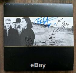 U2 band Signed Autograph The Joshua Tree Vinyl Record Album BECKETT COA psa