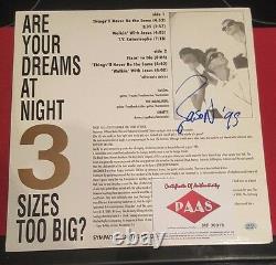 VERY RARE! Spacemen 3 Jason Pierce Hand Signed Album Cover PAAS COA
