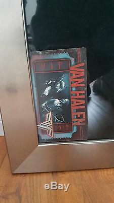 Van Halen Framed Autographed Record Album OU812 Sammy Hagar 1988 with COA