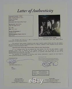 Van Halen Group Signed Autograph JSA COA Record Album Eddie Van Halen OU812
