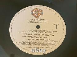 Van Halen II Album Hand-signed Framed Eddie Alex David Lee Roth Michael Anthony