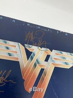 Van Halen II Autographed Album Signed by All 4 Members David Michael Eddie Alex