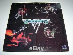 Van Halen Signed By 4 Album Record Cover''Van Halen'' COA/ACA