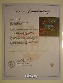 Van Halen Signed By 4 Album Record Cover''Van Halen'' COA/ACA