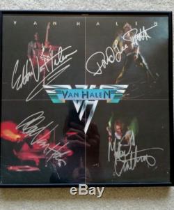 Van Halen autographed album