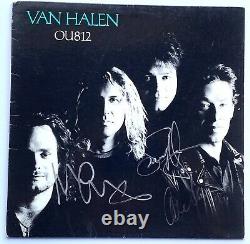 Van Halen signed album ou812 group autographed sammy hagar epperson loa