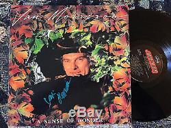 Van Morrison Autograph He Signed A Sense Of Wonder 1985 Van The Man Record Album