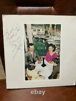 Very RARE JIMMY PAGE signed Led Zeppelin Album