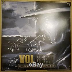 Volbeat Fully Signed Outlaw Gentleman And Shady Ladies Vinyl Record Double Album
