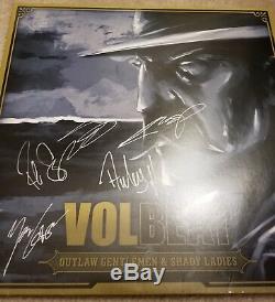 Volbeat Fully Signed Outlaw Gentleman And Shady Ladies Vinyl Record Double Album