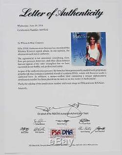 Whitney Houston Dance With Somebody Autographed Record Album Lp Psa/dna