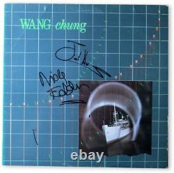 Wang Chung Autographed Record Album Cover Nick Feldman Jack Hues JSA HH36279