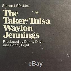Waylon Jennings Autographed Record Album The Taker/Tulsa