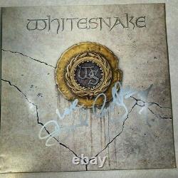 White Snake DAVID COVERDALE Signed Vinyl Record Album BECKETT BA45625
