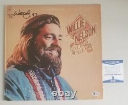Willie Nelson Signed The Sound In Your Mind Record Album Cover BECKETT BAS COA