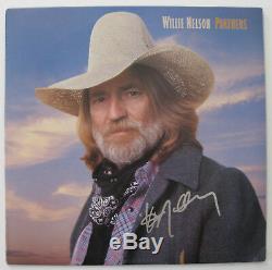 Willie Nelson signed autographed Partners Album, Vinyl Record, COA exact Proof