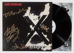 X BAND SIGNED LOS ANGELES VINYL LP RECORD ALBUM With JSA CERT EXENE CERVENKA