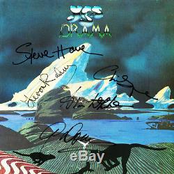Yes Autograph Album Yes Signed Album Drama Very Rare Coa Guarantee Included