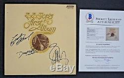 ZZ Top's First Album Autographed Signed LP BAS Certified All 3 Billy Gibbon